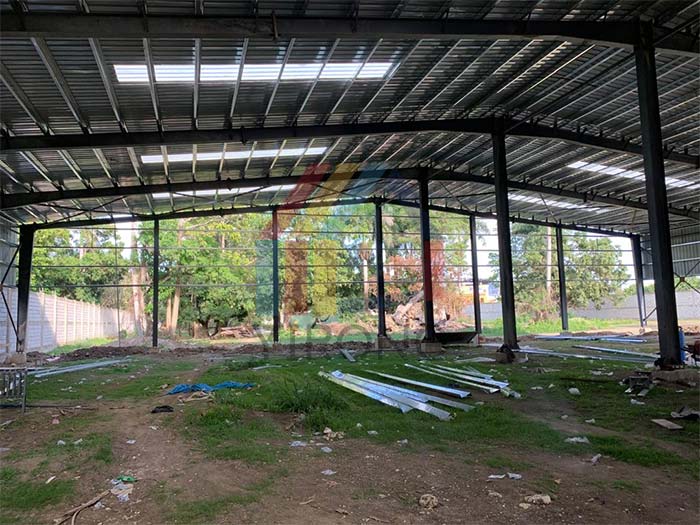 Haiti prefabricated steel warehouse