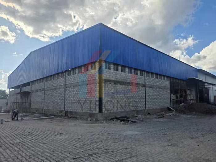 Zambia steel structure warehouse