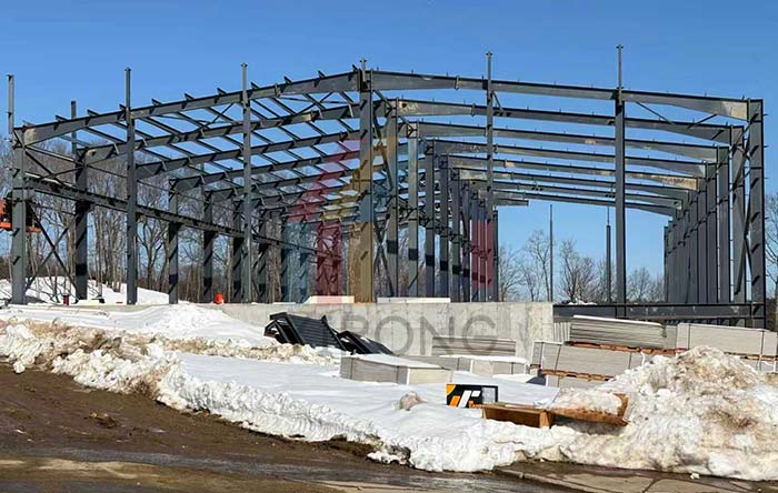 US steel factory workshop