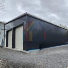 Prefabricated warehouse building in Canada