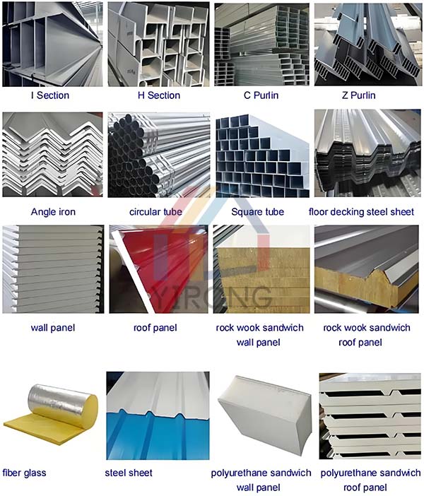 steel warehouse structure kits