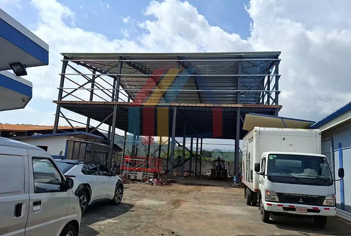 Costa Rica two storey steel warehouse