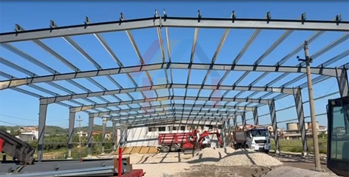 Albania supermarket steel building