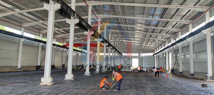 Uzbekistan steel structure factory