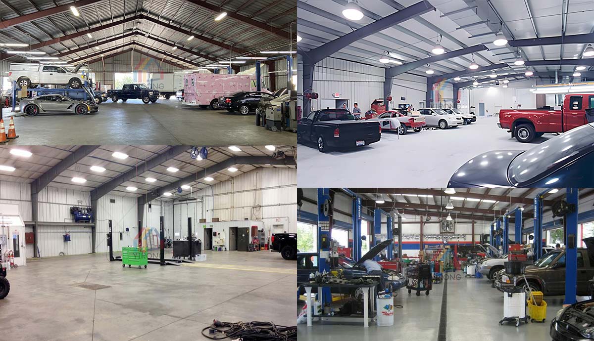 Steel Structrue Car Repair Garage