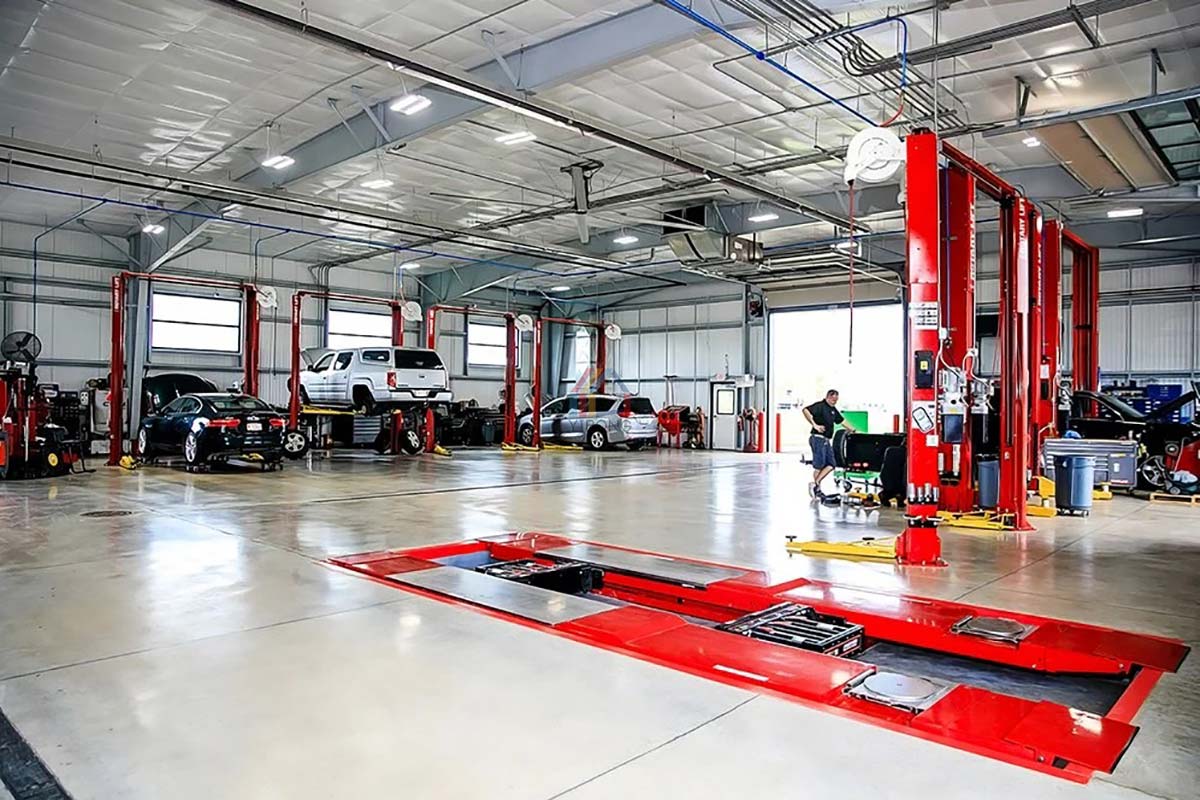 Steel Structrue Car Repair Garage