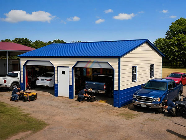 Steel Structrue Car Repair Garage