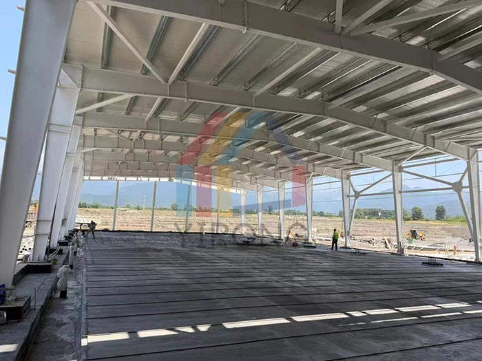 Azerbaijan Brewery Steel Structure Installation