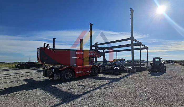 heavy-duty steel structure industrial workshop installation